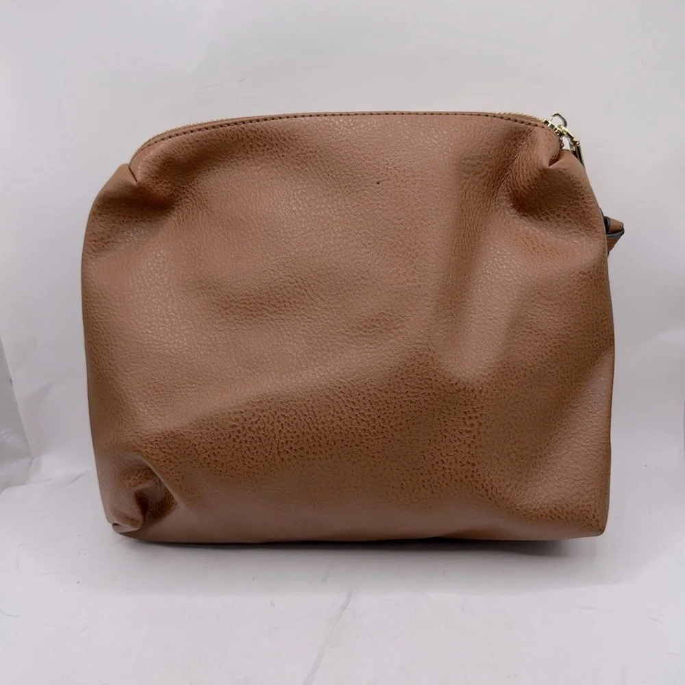 Steve Madden Makeup Toiletry Bag Brown